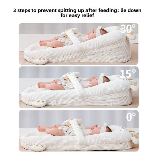 Ergonomic Incline Infant Lounger & Gentle Support Nest