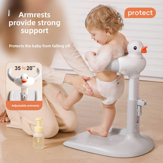 Ergonomic Upright Infant Bath Support Seat